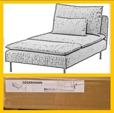 Ikea Soderhamn Chaiselongue Bezug, viarp beige/braun 204.544.91