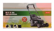 Akku Rasenmäher HW 6046-2 Mulchmäher 60V  incl. Akku 4 Ah und Ladegerät Mulchkit