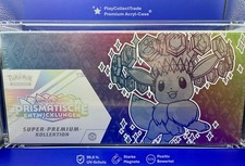 [⭐Premium Acryl Case] 🧲Magnetisch ☀️UV-Schutz - Pokemon Größe: Prismatische SPC