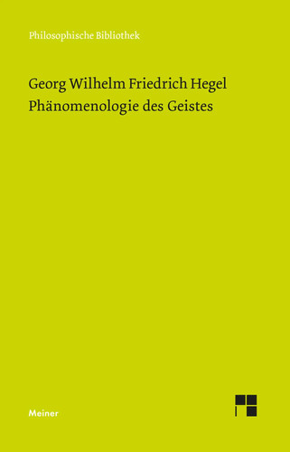 Phänomenologie des geistes - des,