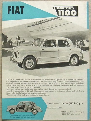 Fiat 1100 auto - fiat,