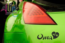 A 839 - Oma 2017 2018 2020 Baby Geburt Auto Aufkleber Autoaufkleber KFZ Sticker