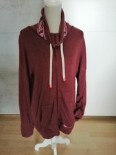 BENCH Sweatjacke bordeauxrot