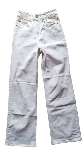 Jeans hose wide - leg, weiß