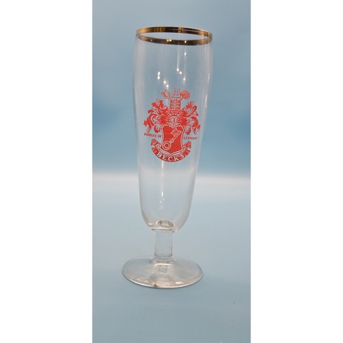 Becks germany altes bierglas - becks,