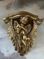 Schöne Wandkonsole mit Engel