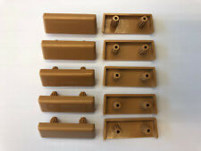 Wasserschlitzkappen für Kunststoff-Fenster, ockerbraun