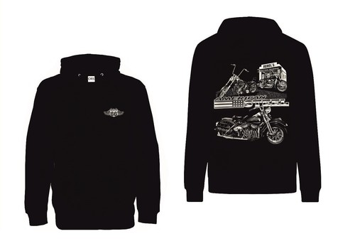 Sweatshirtjacke schwarz biker - sweatshirtjacke,