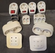 11 teiliges Steckdosen Set Mehrfachsteckdosen Verteilerdosen