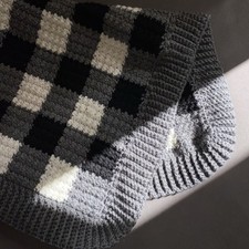 Handgehäkelte babydecke - handgehäkelte,