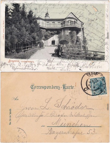 Ansichtskarte bregenz - ansichtskarte,