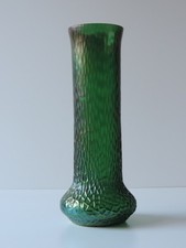 GROßE JUGENDSTIL VASE WAHRSCHEINLICH PALLME & KÖNIG GLAS IRISIEREND
