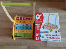 Classic World Babywalker mit Bausteinen/ Baby Walker with Blocks