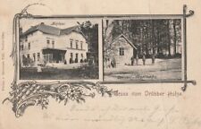 AK Gruss vom Drübber Holze 1899, Schloss, Garten & Kegelbahn, Verden Aller Dörve