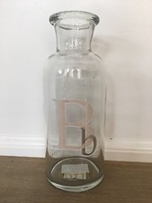 Flasche - Glas mit Aufdruck -