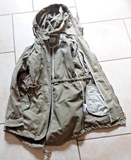 sportlicher Parka von clockhouse mit Kapuze olivgrün  S/164