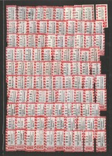 100 R-Zettel BRD, 4-stell PLZ: 7000 Stuttgart bis 7022 Leinfelden-Echterdingen 2