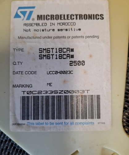 Sm6t18ca stm do214aa - do214aa, ||