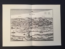 VERDEN - KUPFERSTICH MERIAN 1644 - 43x30 cm !! - FAKSIMILE 1966 - TOP !!