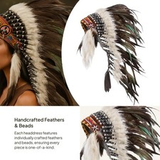 Indianer-Federkopfschmuck für