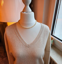 ?Herzen‘s Angelegenheit feiner Cashmere-Strickpulli -creme-NP 279,--Gr. M_L
