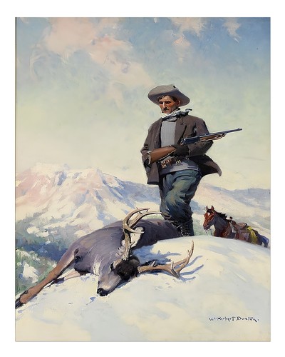 Wandkunst western cowboy - wandkunst,