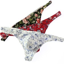 3PCS Male Exotic Slips Mens