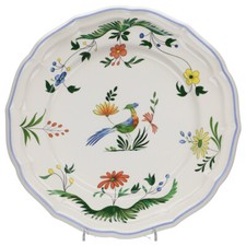 Speiseteller groß Gien Oiseaux de Paradis