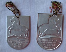 Gdr aluminium badge plaque - aluminium,