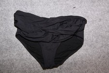BIKINI UNTERTEIL SLIP  GRÖSSE 36 (10) SCHWARZ  MIT UMSCHLAGBUND VON SEAFOLLY
