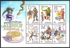 Australien - Das Alphabet Block 604 postfrisch 2019 Mi. 5022-5027