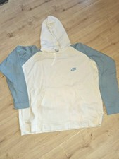 Nike-Herrenhoodie XXL, Weiß-HELLBLAU