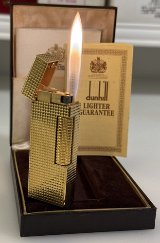Vintage dunhill rollagas gold - dunhill,
