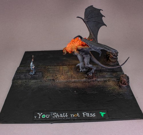 Herr der ringe diorama - der,