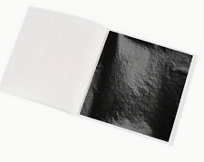 15 x Blattmetall schwarz Schlagmetall aus Thailand ca. 8,5 x 8cm Blattgold Folie