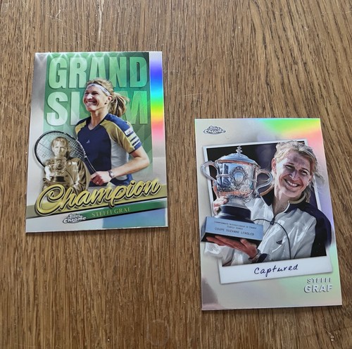 Steffi graf topps chrome - graf,