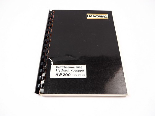 Hanomag hw200 hydraulikbagger - hw200,