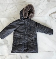 Jacadi Winterjacke mit Daunenfüllung=50%, Jungen, Größe 4 J., Grau, Top Zustand!