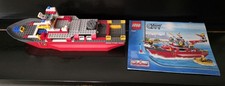 LEGO 7207 City Feuerwehrboot - schwimmt 42 cm groß mit BA unvollständig