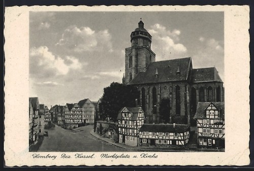 Homberg cassel marktplatz - homberg, /