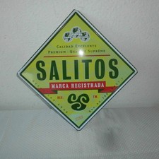 Blechschild " Salitos Marca Registrada " Blechschilder Bar Dekoration 30 x 30 cm