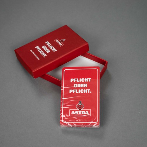 Astra bier kartenspiel pflicht - bier,