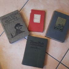 Bücher Sammlung Altdeutsche Schrift Konvolut Antik, 4 Stück 