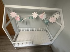 Hausbett Kinder 80*160 Kinderbett , Matratze, Lattenrost