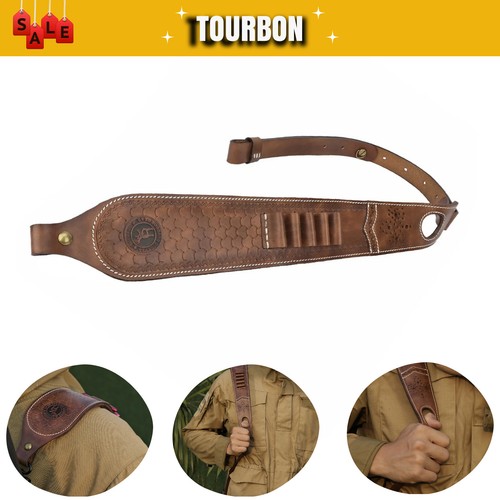 Tourbon leder gewehrriemen - tourbon, leder-gewehrriemen