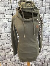 Naketano Sweatshirt Hoodie Longshirt Grün Gr.XS 10G127