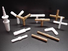 Schlauchverbinder Gerade  Winkel Kreuz T  Y Verbinder  POM, PP oder Messing