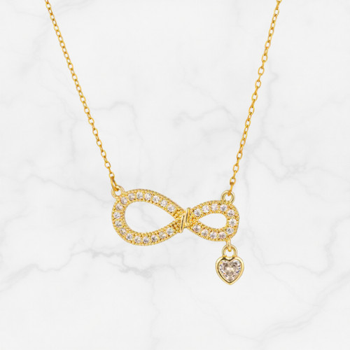 Infinity kette gold - kette, mit