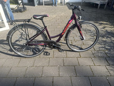 Fahrrad Trekking City Damen 28" Stadt Gepäckträger Aluminium Lila RH 51 cm