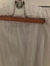 stores mit kräuselband weiß2Stück ohne Blumen 140x300